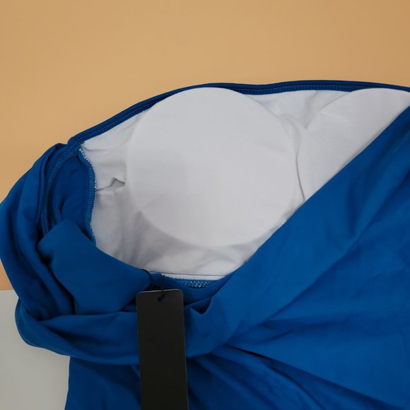 Tempt Me Women One Shoulder Swim Top with bottom - Picture 10 of 16